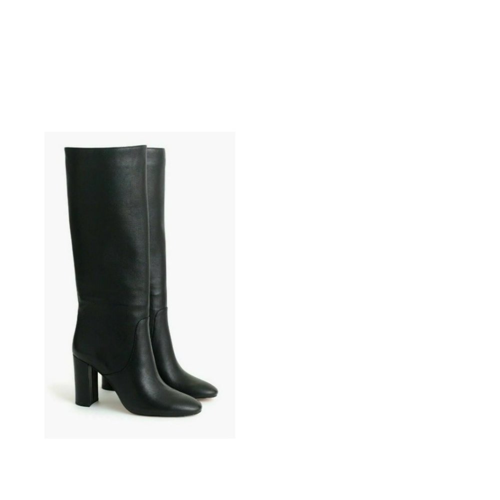 J.Crew Tall High-heel Boots Leather, K4065, sz 11, NWOT